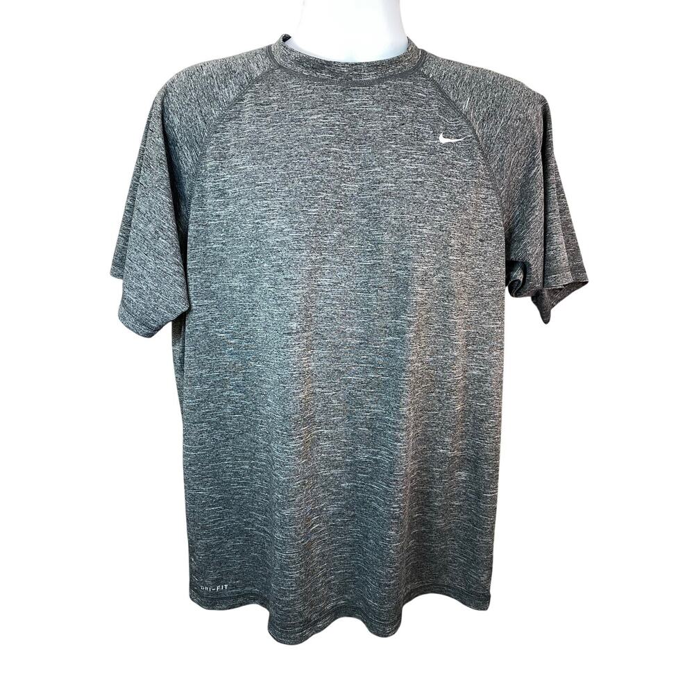 Nike Gray Dri-Fit Short Sleeve Athletic Shirt Size XL